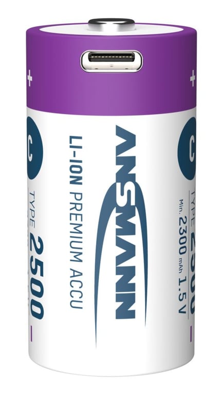 Ansmann 1313-0004 bateria do użytku domowego Bateria do ponownego naładowania C Litowo-jonowa (Li-Ion)