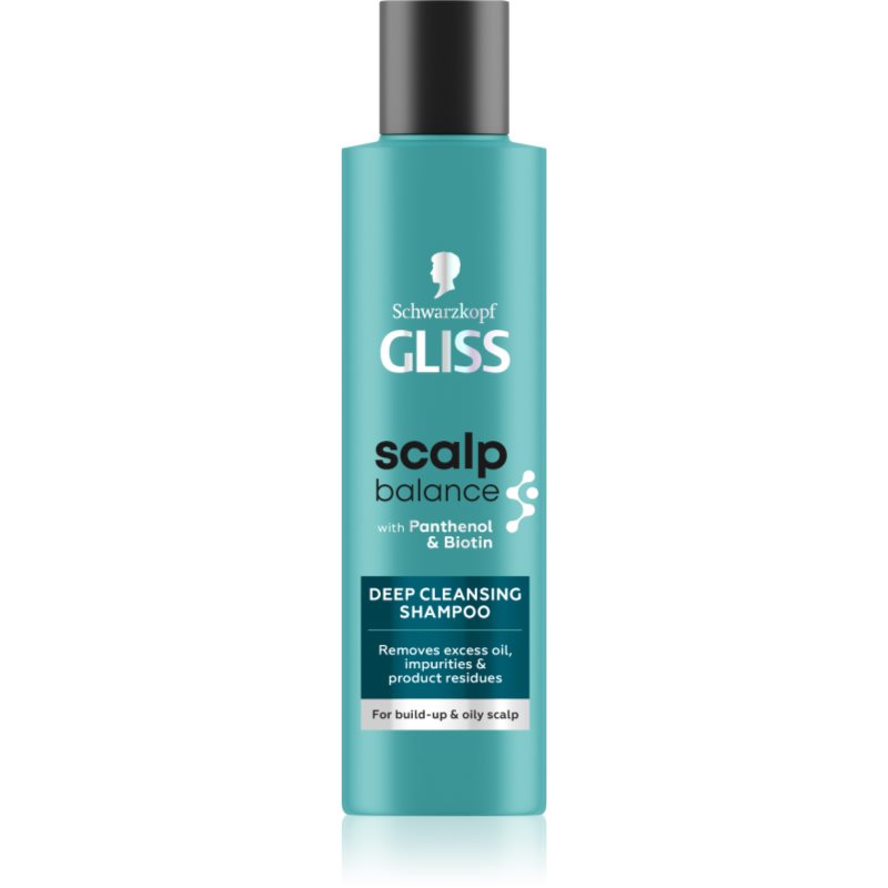 Schwarzkopf Gliss Scalp Balance głęboko oczyszczający szampon do przetłuszczającej się skóry głowy 200 ml