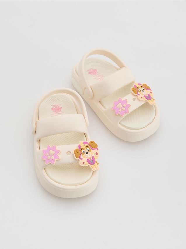 Reserved - Lekkie klapki Psi Patrol - kremowy