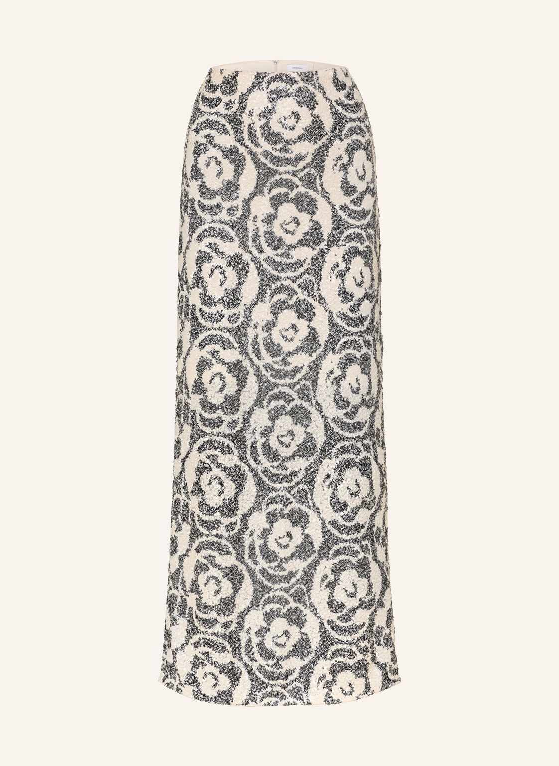 Comma Spódnica Z Cekinami weiss