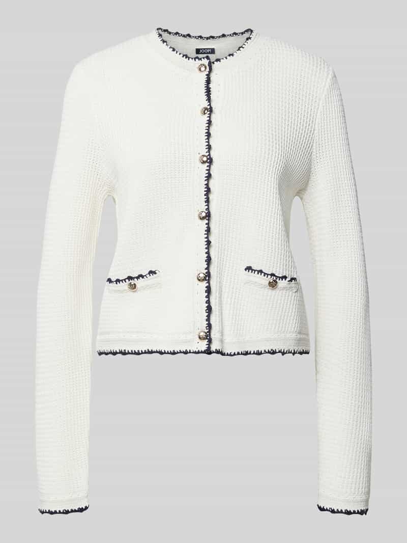 Kardigan rozpinany z mieszanka wiskozy model 'Kumma'