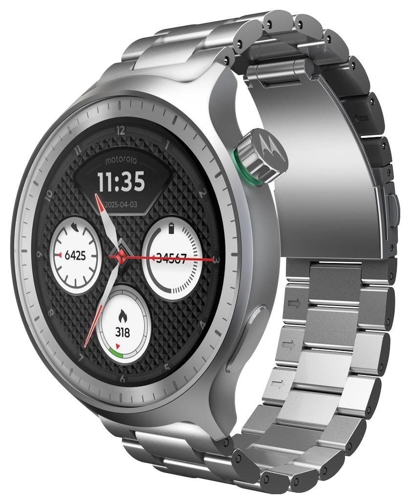 Motorola Moto Watch Special Edition Stainless Steel Silver