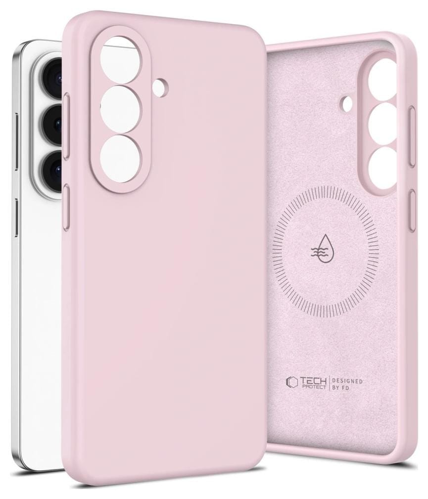 Tech-Protect Silicone Magsafe Galaxy S26 pink pearl