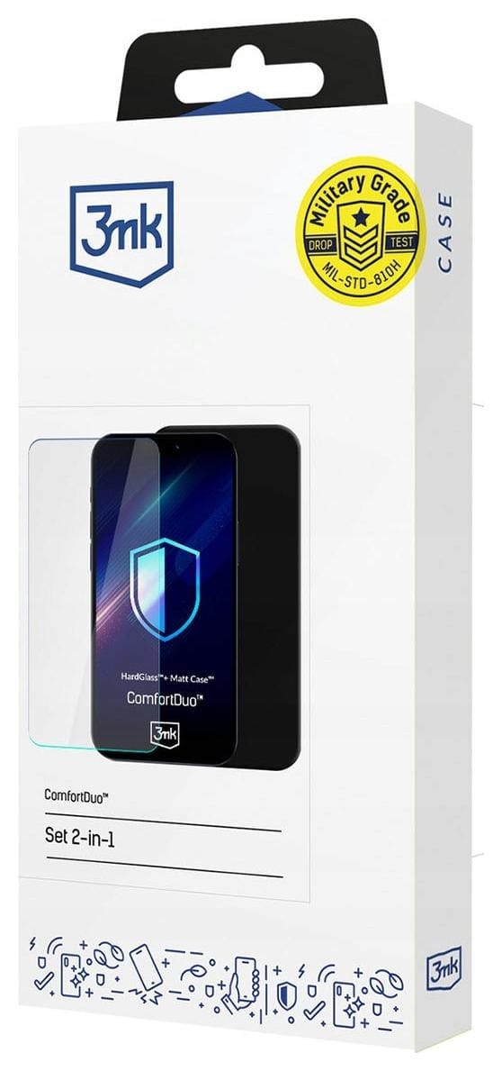 3mk ComfortDuo Matt Black do Samsung Galaxy S26+