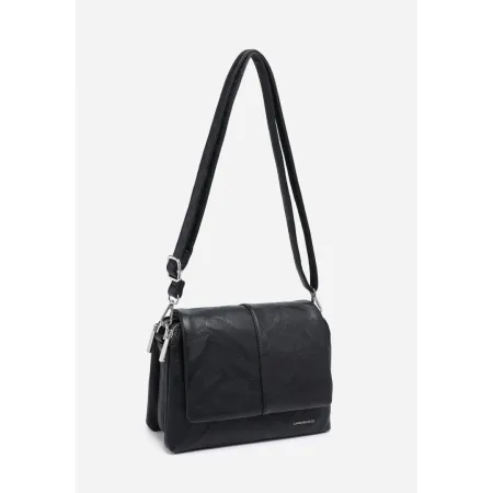 Stylowa Modna Listonoszka Torebka Damska Czarna LUIGISANTO