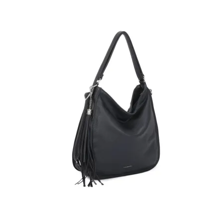 Stylowa Damska Torebka Granatowa Shopper Plecak 2w1 Na Ramię LUIGISANTO