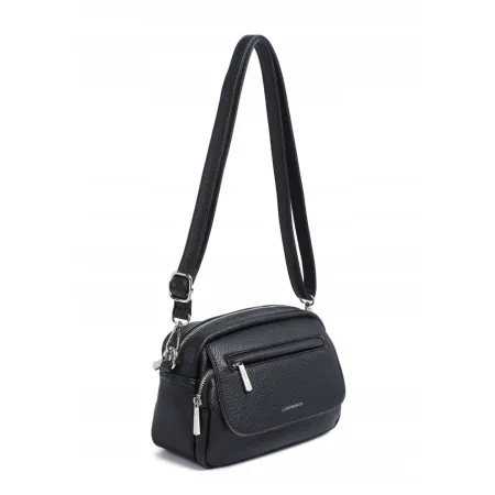 Modna Praktyczna Torebka Damska Listonoszka LUIGISANTO Czarna