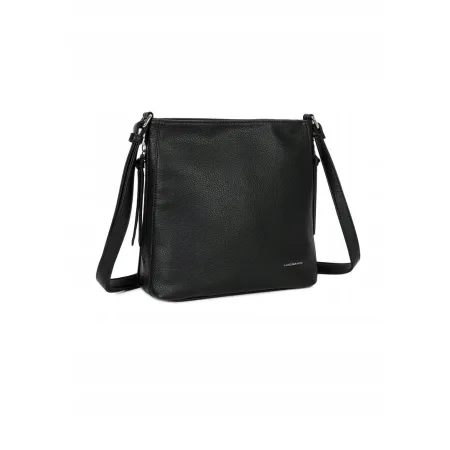 Praktyczna Elegancka Torebka Damska LUIGISANTO Listonoszka Czarna