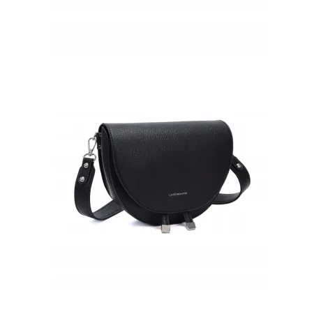 Praktyczna Listonoszka Torebka Damska Czarna LUIGISANTO 23117 Black