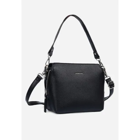 Modna Stylowa Czarna Listonoszka Torebka damska LUIGISANTO Na Ramię