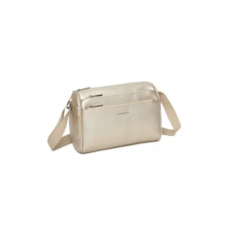 Modna Praktyczna Torebka Damska Listonoszka Złota LUIGISANTO