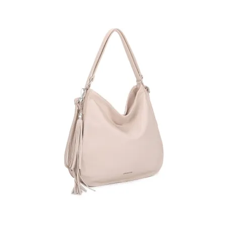 Stylowa Damska Torebka Shopper 2w1 Plecak LUIGISANTO Beżowa