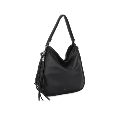 Stylowa Damska Torebka Shopper 2w1 Plecak LUIGISANTO Czarna