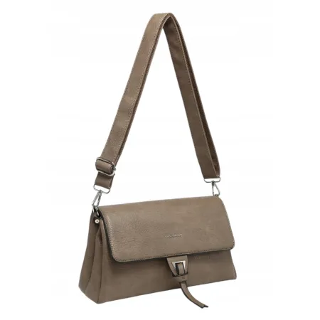 Stylowa Praktyczna Listonoszka Torebka Damska LUIGISANTO Y1245 Taupe