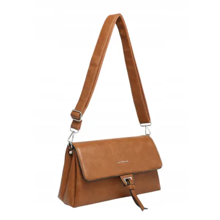 Stylowa Praktyczna Listonoszka Torebka Damska LUIGISANTO Y1245 Camel
