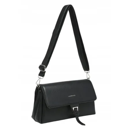 Stylowa Praktyczna Listonoszka Torebka Damska LUIGISANTO Y1245 Black