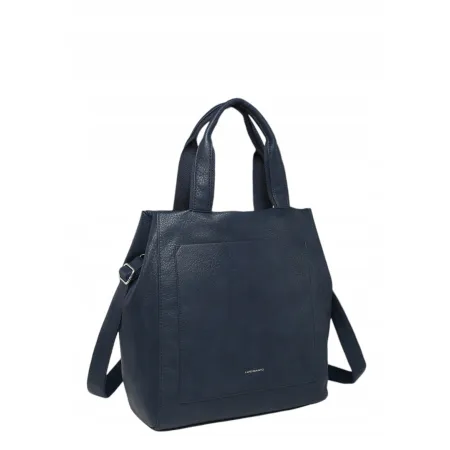 Stylowa Torebka Damska Shopper Gramat Format A4 LUIGISANTO V0506-1 Blue