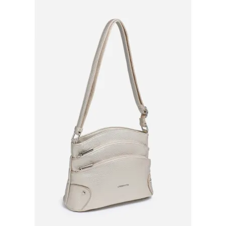 Zgrabna Złota Listonoszka Luigisanto Praktyczna Torebka Skóra Eko