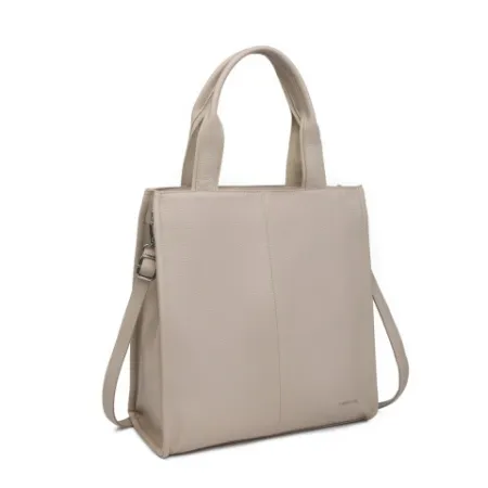 Torebka Damska Worek Shopper LUIGISANTO Beżowa Format A4