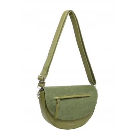 Elegancka Listonoszka Torebka Damska Zielona LUIGISANTO HS0506-2 Green