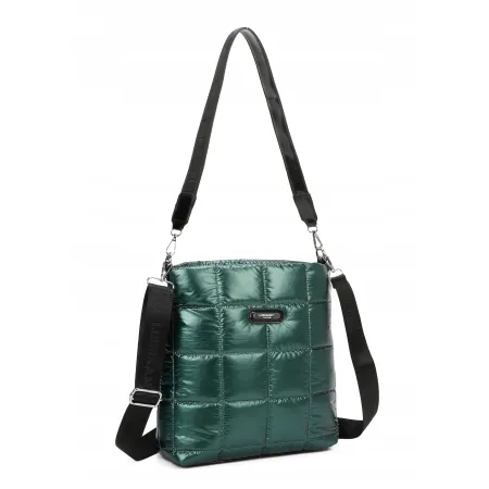 Torebka Damska Shopper LUIGISANTO Zielona Poliester