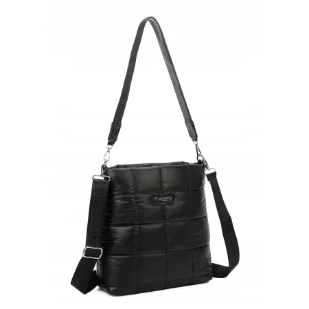 Torebka Damska Shopper LUIGISANTO Czarna Poliester