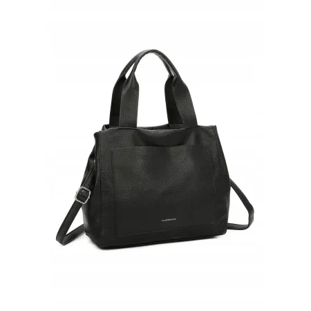 Torebka Damska LUIGISANTO Shopper Worek A4 Czarna