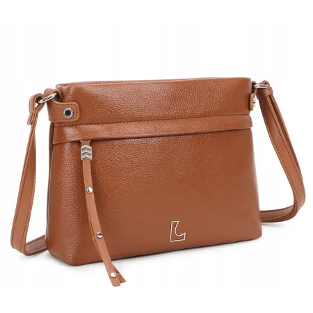 Damska Listonoszka LUIGISANTO Brązowa Skóra Eko