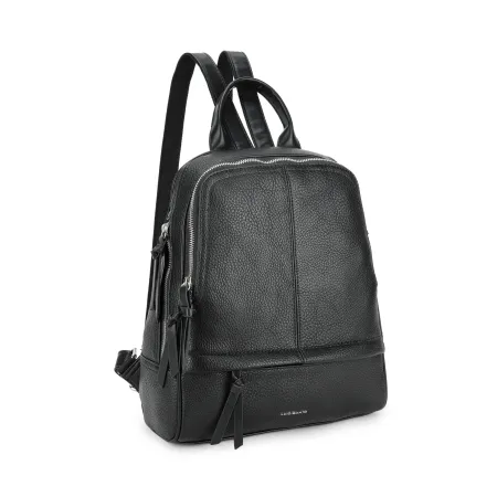 Stylowy Miejski Plecak Damski LUIGISANTO Czarny