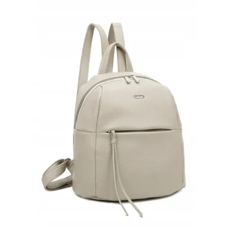 Stylowy Miejski Plecak Damski LUIGISANTO Szary