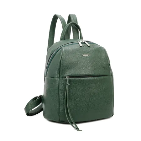 Stylowy Miejski Plecak Damski LUIGISANTO Zielony