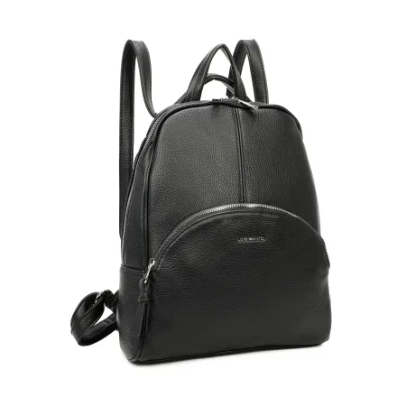 Stylowy Miejski Plecak Damski LUIGISANTO Czarny