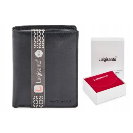 LUIGISANTO MĘSKI PORTFEL RFID ANTYKRADZIEŻOWY