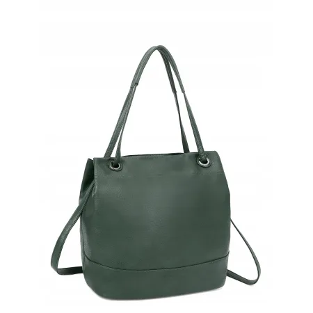 DAMSKA TOREBKA ZIELONA LUIGISANTO POJEMNA SHOPPER