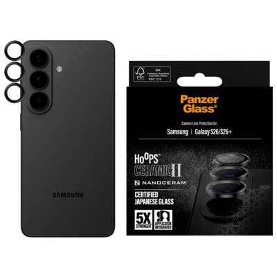 Szkło hartowane na obiektyw PANZERGLASS Hoops Ceramic II do Samsung Galaxy S26/S26+