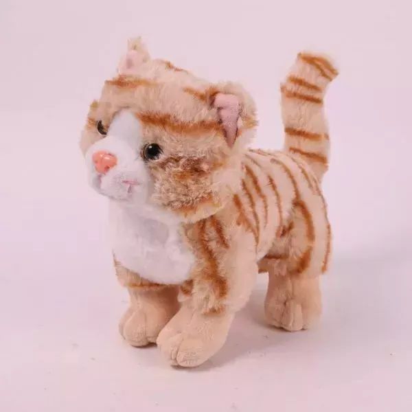 Pluszowa figurka kota w paski - 18 cm