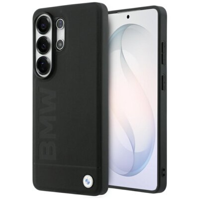 Etui BMW Leather Hot Stamp MagSafe do Samsung Galaxy S26 Ultra Czarny