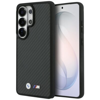 Etui BMW M Kevlar Logo MagSafe do Samsung Galaxy S26 Ultra Czarny