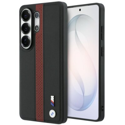 Etui BMW M Perforated Stripe Logo MagSafe do Samsung Galaxy S26 Ultra Czerwony