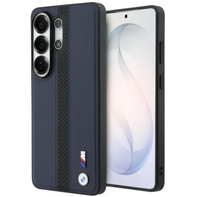 Etui BMW M Perforated Stripe Logo MagSafe do Samsung Galaxy S26 Ultra Granatowy