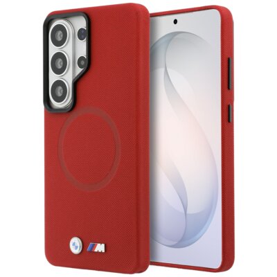 Etui BMW M Metal Logo MagSafe do Samsung Galaxy S26 Ultra Czerwony