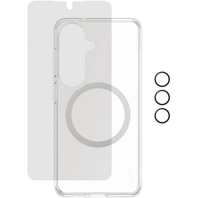 Etui PANZERGLASS Care Privacy 3w1 do Samsung Galaxy S26+ Przezroczysty + szkło prywatyzujące + osłona obiektywu