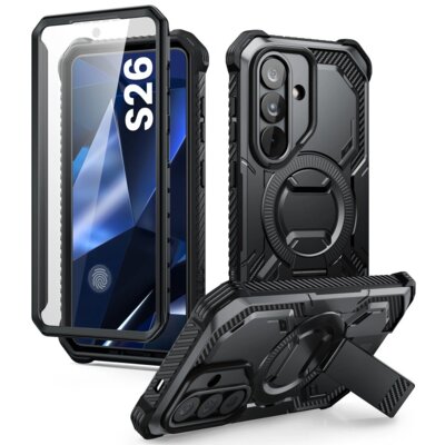 Etui SUPCASE IBLSN ArmorBox Clip Mag MagSafe do Samsung Galaxy S26 Czarny
