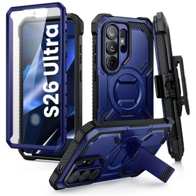 Etui SUPCASE IBLSN ArmorBox Clip Mag MagSafe do Samsung Galaxy S26 Ultra Kobaltowy