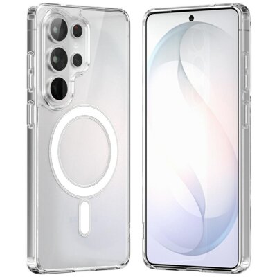 Etui MERCURY Jelhard MagSafe do Samsung Galaxy S26 Ultra Przezroczysty