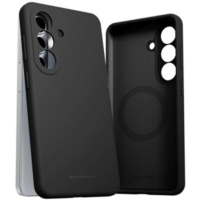 Etui MERCURY Pure MagSafe Silicone do Samsung Galaxy S26 Czarny