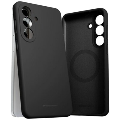Etui MERCURY Pure Magsafe Silicone do Samsung Galaxy S26+ Czarny