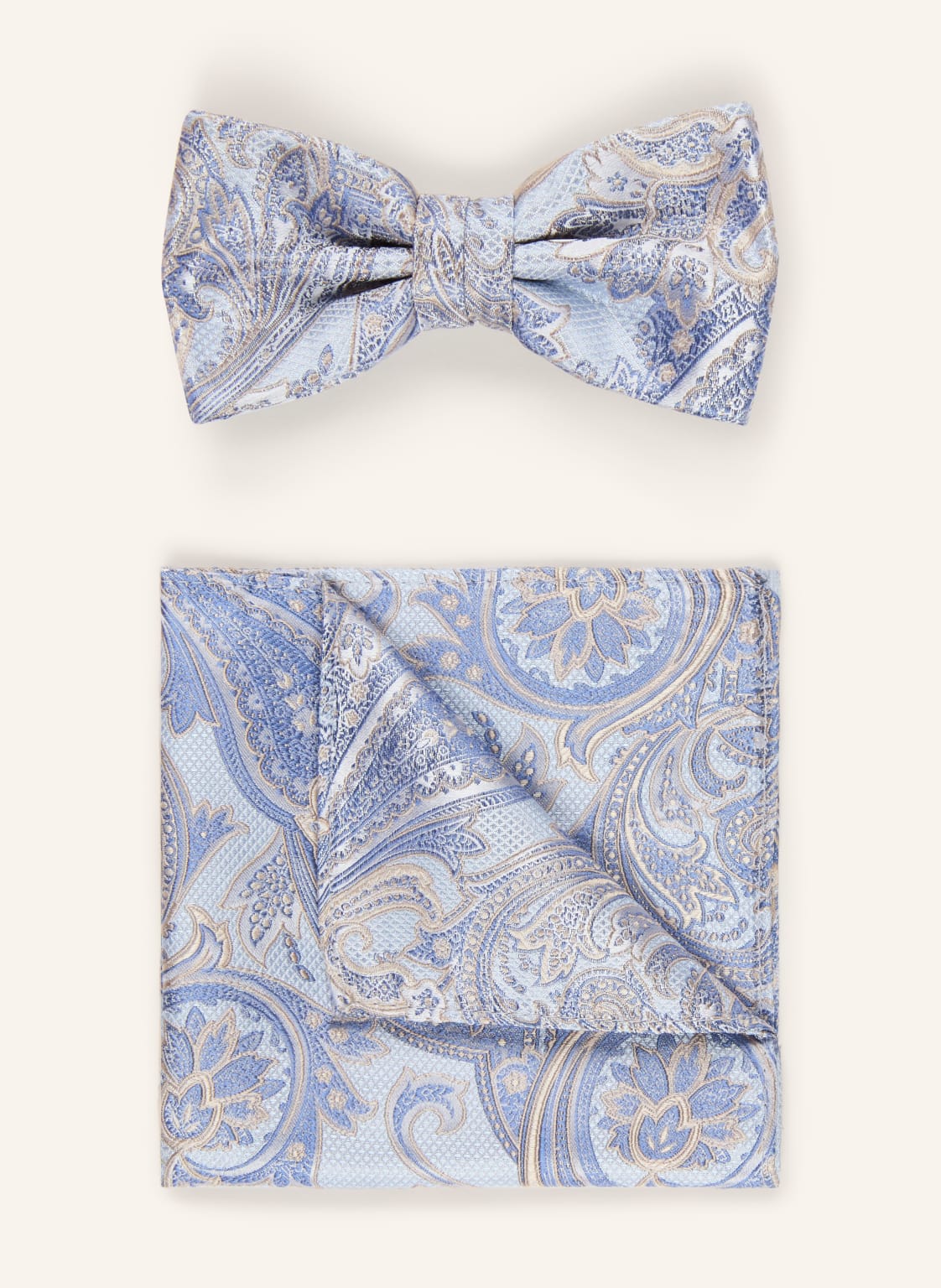 Prince Bowtie Zestaw: Muszka I Poszetka blau