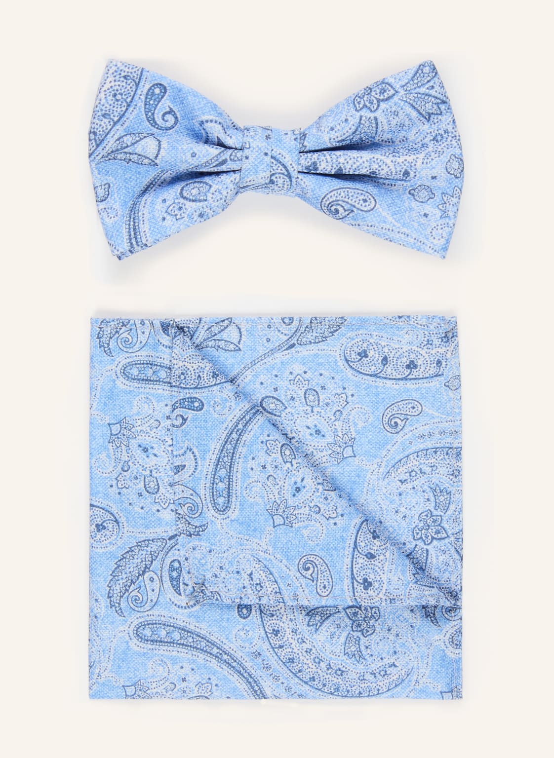 Prince Bowtie Zestaw: Muszka I Poszetka blau