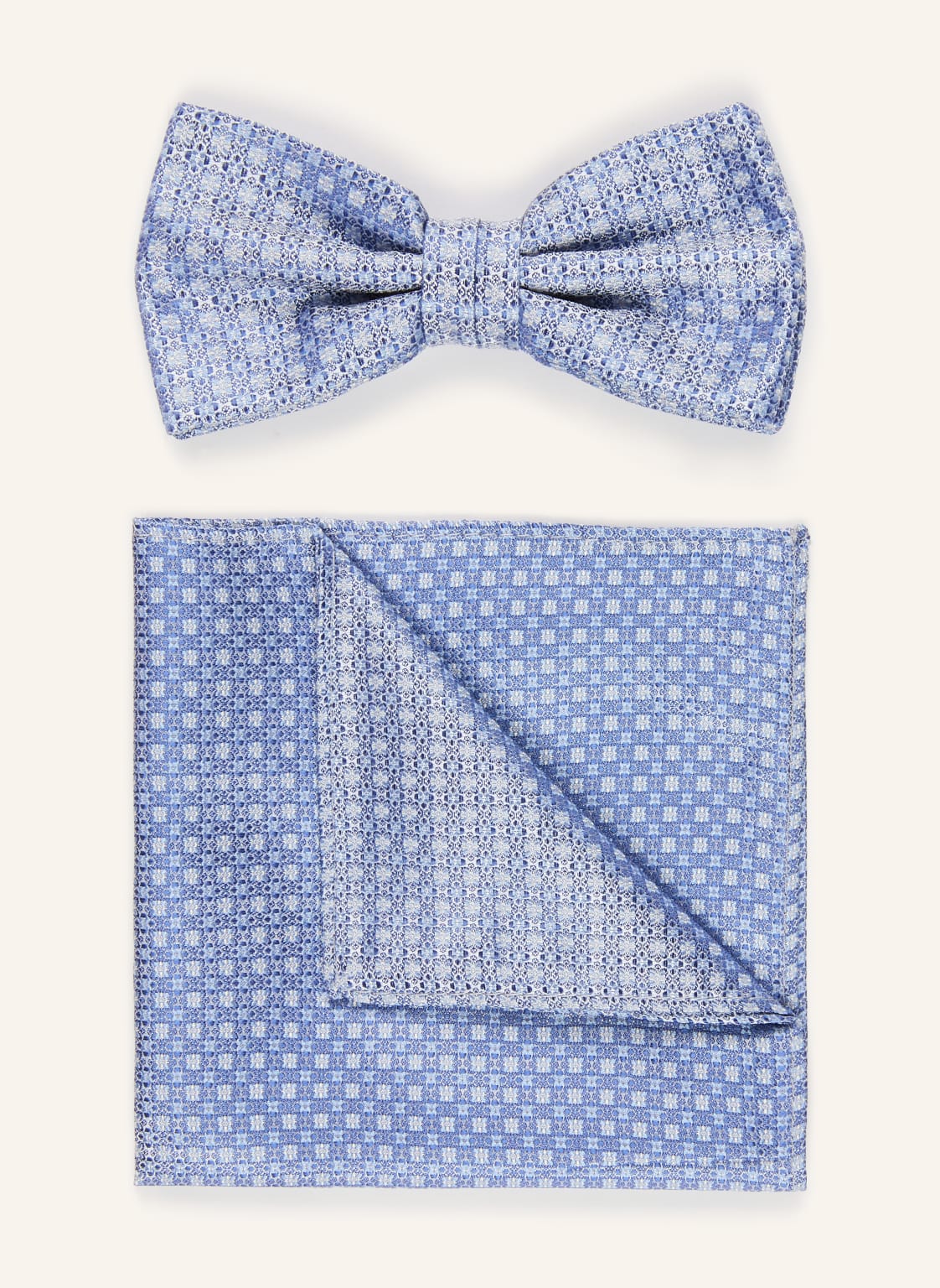 Prince Bowtie Zestaw: Muszka I Poszetka blau